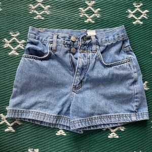 Vintage BASIC EQUIPMENT High-Waisted Denim Shorts – Girls Size 10